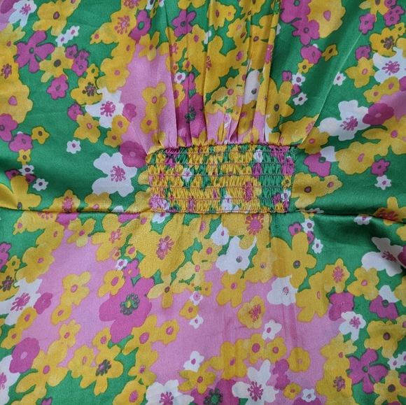 Asos floral long sleeves a-line dress - Picture 10 of 13